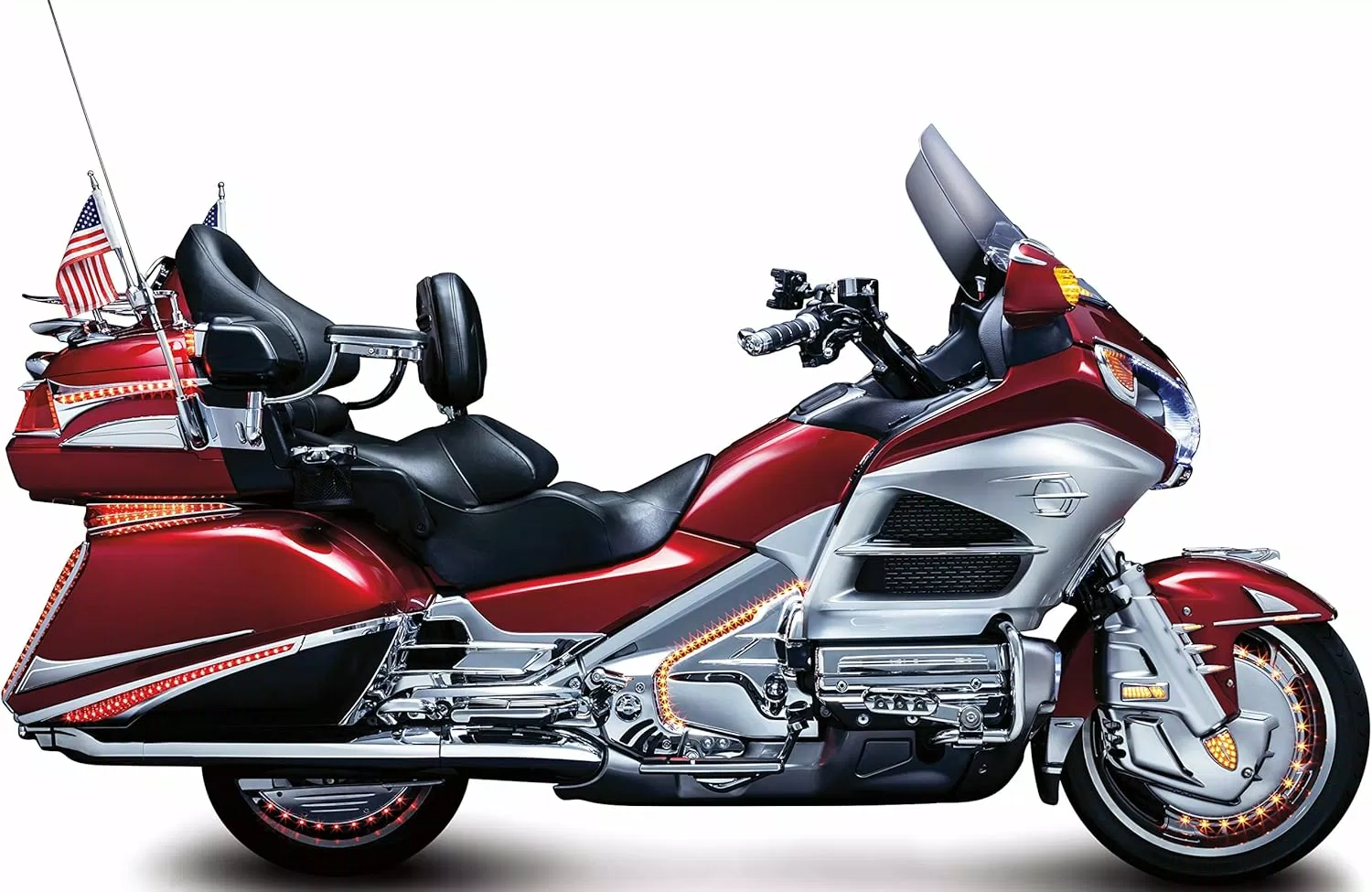 GL1800用ファルコンフェアリングサイドエンブレムカバー (2012年以降対応) - 画像 (4)