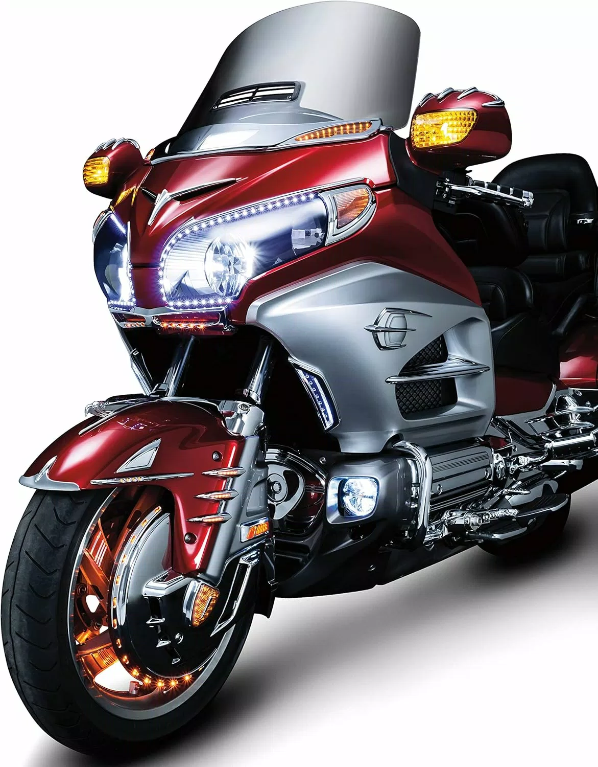 GL1800用ファルコンフェアリングサイドエンブレムカバー (2012年以降対応) - 画像 (3)
