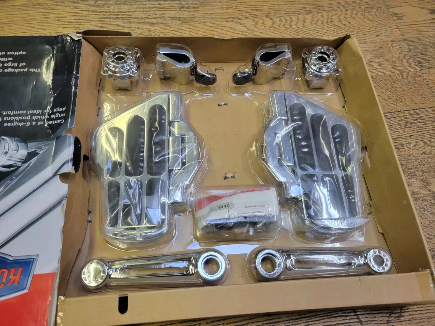 Kuryakyn Ergo ライテッド ハイウェイボード(フットレスト付き) - 画像 (6)