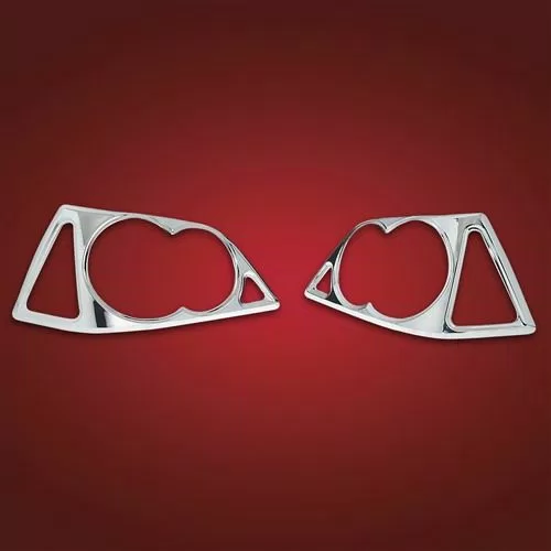 Show Chrome 52-774 Trunk Lens Grilles for Honda GL1800 Gold Wing