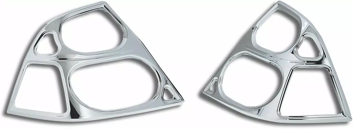 Show Chrome 52-775 Saddlebag Lens Grilles for Honda GL1800 Gold Wing (2006–2010)
