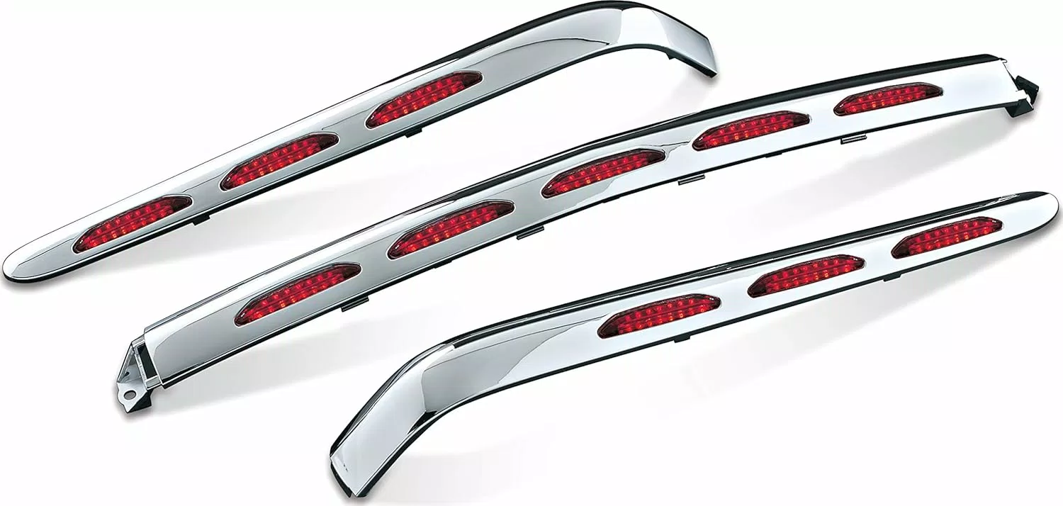 Kuryakyn LEDトランクモールディング（ホンダ GL1800 ゴールドウィング用、品番3201）