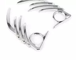 Show Chrome Accessories フロントスピーカーアクセント（ホンダ GL1800 ゴールドウィング用、品番52-789）
